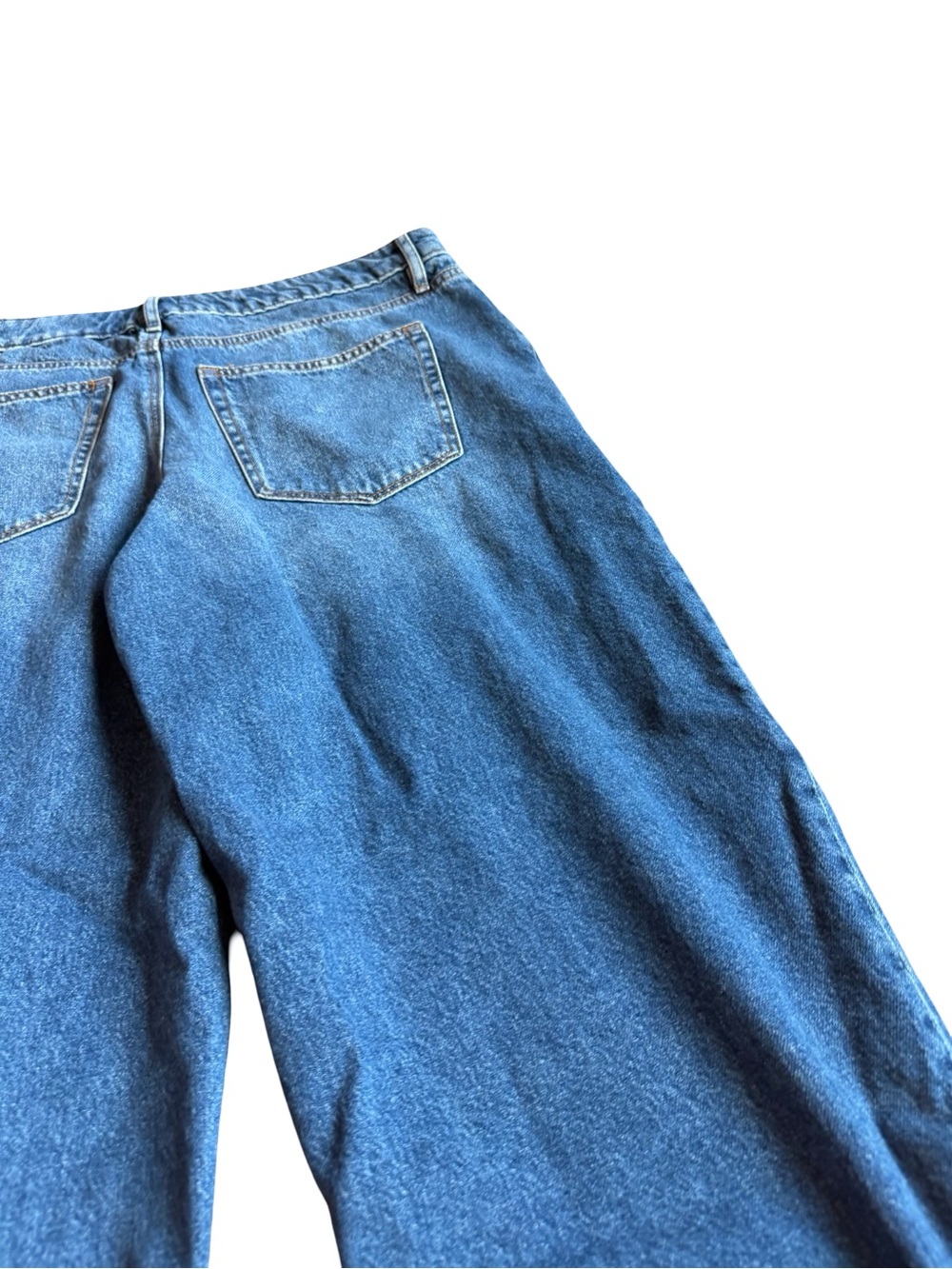 Rivete Loft Barrel Jeans Medium Wash Denim 100% Cotton Flattering Size 32 Womens - Picture 12 of 16